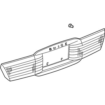 Buick 19208064 Backup Lamp Assembly