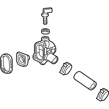 Chevy 25201459 Water Outlet