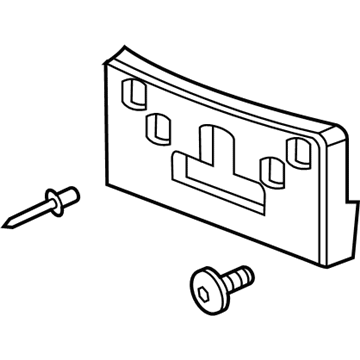 Chevy 95426880 License Bracket