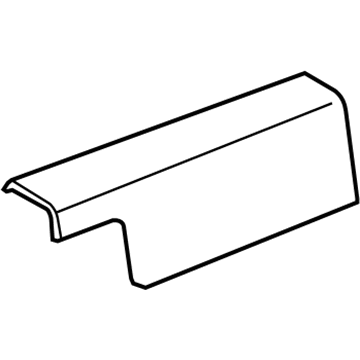 GM 15800797 Plate Assembly, Front Side Door Sill Trim *Light Cashmere