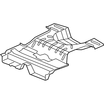 Saturn 25821561 Rear Floor Pan