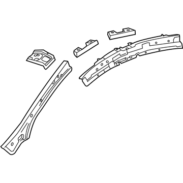 GM 22754224 Rail Assembly, Roof Inner Side