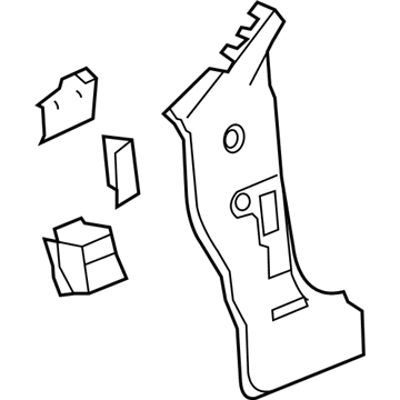 Buick 22876151 Hinge Pillar Reinforcement