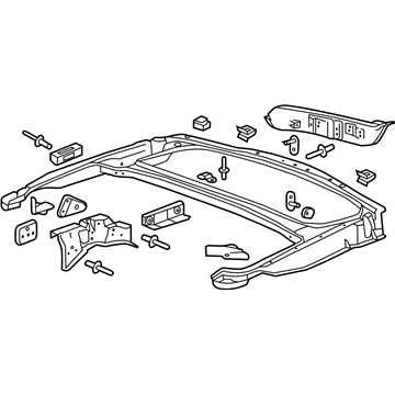 GM 23294292 Frame Assembly, R/Cmpt Pnl