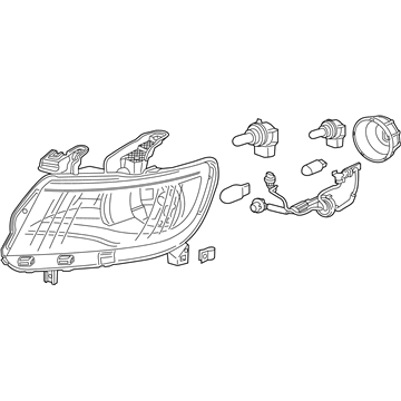 GM 84707375 Front Headlight Assembly