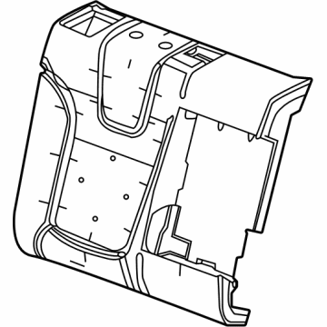 GM 42616261 Pad Assembly, R/Seat Bk