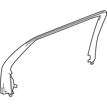 GM 95133800 Molding Assembly, Rear Side Door Window Garnish