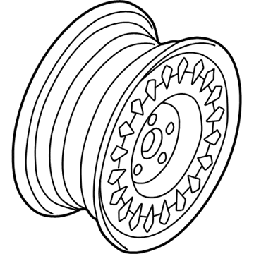 Buick 9593871 Wheel, Alloy