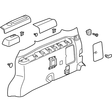 Saturn 15915889 Side Trim Panel