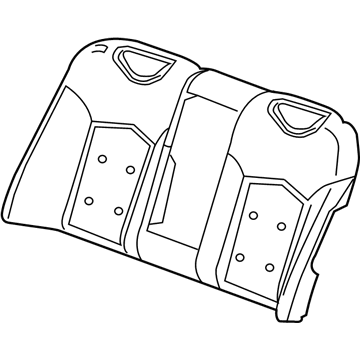 Cadillac 84074756 Seat Back Pad