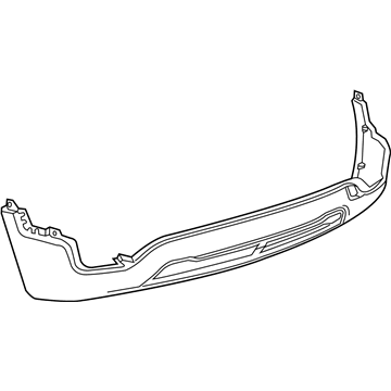 GM 42646455 Fascia, Rear Bpr Lwr *Less Finish