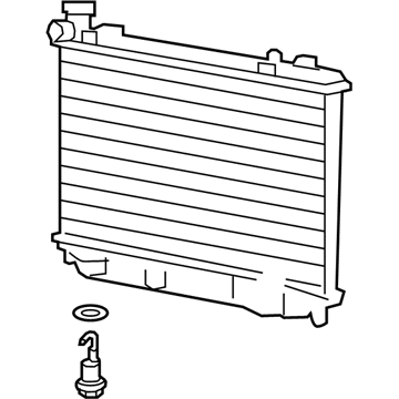 Chevy 92421107 Radiator Assembly