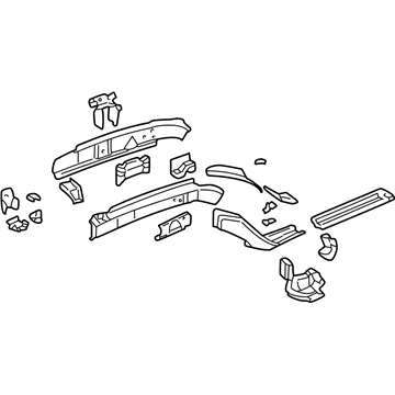 Oldsmobile 12335377 Rail Assembly