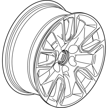 2022 Chevy Silverado 1500 LTD Spare Wheel - 23376221