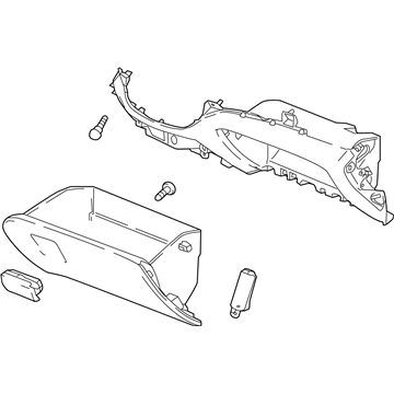 Chevy 84370499 Glove Box Assembly