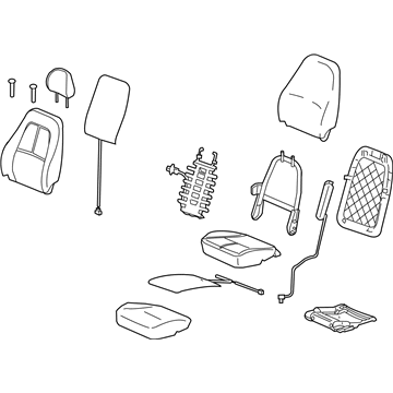 Saturn 20760042 Seat Assembly