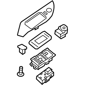 GM 23466792 Plate Assembly, Front S/D Acsry Sw Mt *Bowen Wire