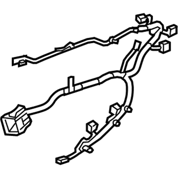 GM 22979604 Harness Assembly, Front Side Door Courtesy Lamp & Door Lock & Power Window Wr