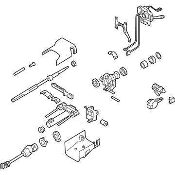 Hummer 10391402 Steering Column