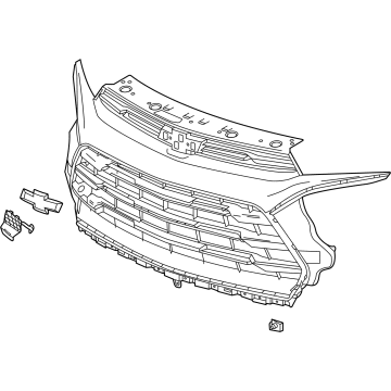 GM 42797388 GRILLE ASM-FRT