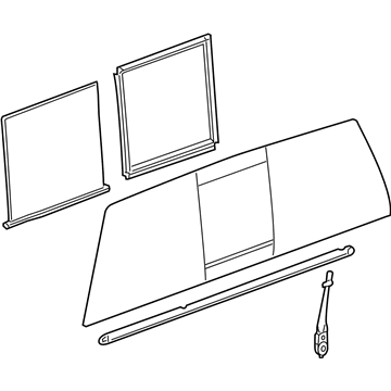 GMC 25815270 Sliding Glass