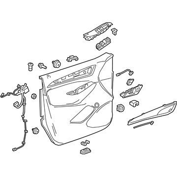 GM 84793432 Trim Assembly, Front S/D *Dk Galvanizee