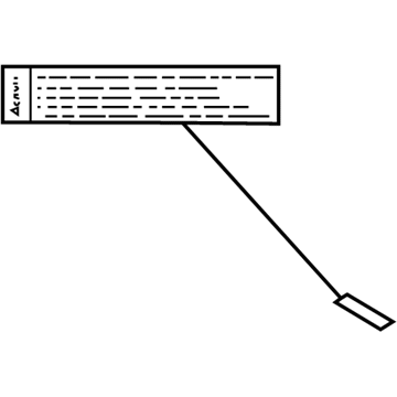 GM 52368598 Label, Cng Tank Cover Caution