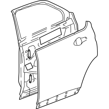 Chevy 23376623 Door Shell