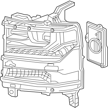 Chevy Silverado 1500 Headlight - 19418470