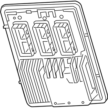 Chevy 12700116 ECM