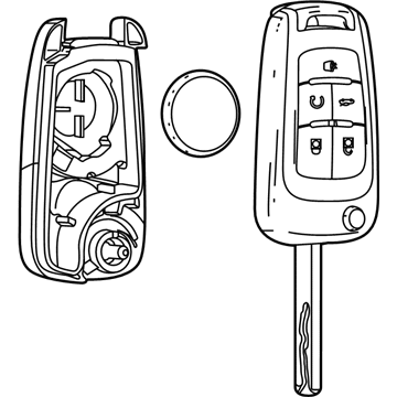 Chevy 13584828 Key