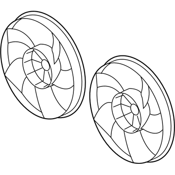 Buick 89018691 Fan Blade