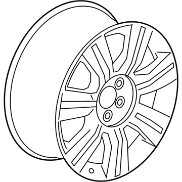 Cadillac 9597415 Wheel, Alloy