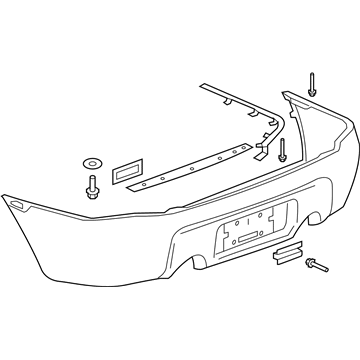 Chevy 10390917 Bumper Cover