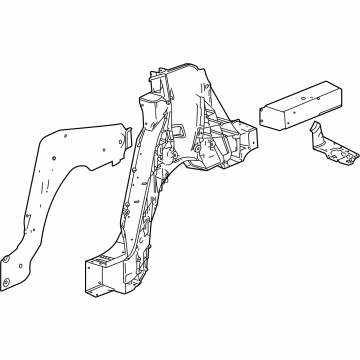 Chevy 84856590 Rear Rail Assembly