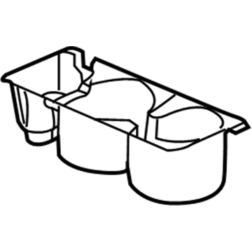 GM 15780001 Holder, Front Floor Compartment Cup