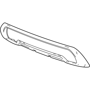 GM 84686924 Plate, Front Bpr Fascia Skid *Satin Graphi