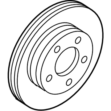 GM 25826103 Front Brake Rotor Assembly