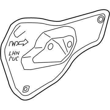 Chevy 23110269 Water Deflector