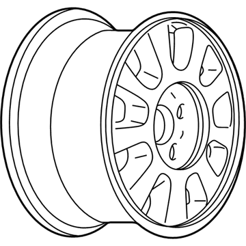 2002 Chevy Malibu Spare Wheel - 88952516