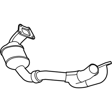 2010 Cadillac SRX Catalytic Converter - 19418934