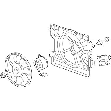 Chevy 15940324 Fan Assembly