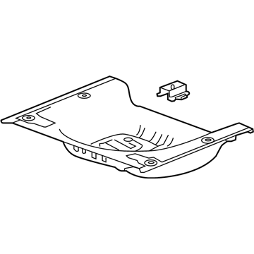 GM 13447249 Panel Assembly, Rear Floor