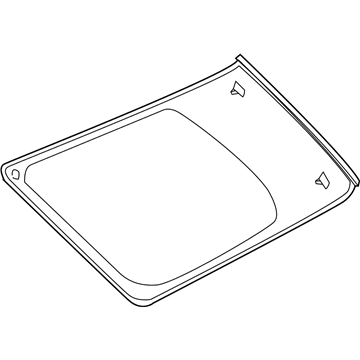 GMC 22813309 Quarter Glass