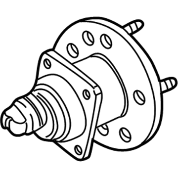 Oldsmobile 12413003 Hub & Bearing