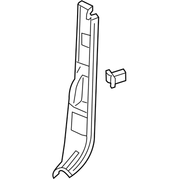 Chevy 15786637 Lock Pillar Trim