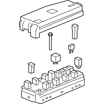 Saturn 25966734 Fuse Box