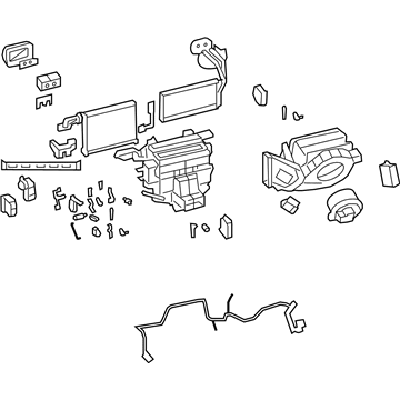 Pontiac 92084225 A/C & Heater Assembly