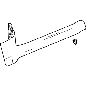 GM 84898724 Molding Assembly, Front S/D Sill Garn *Black