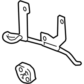 Cadillac 15240254 Muffler & Pipe Bracket